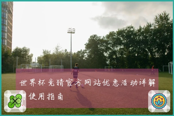 世界杯竞猜官方网站优惠活动详解与使用指南